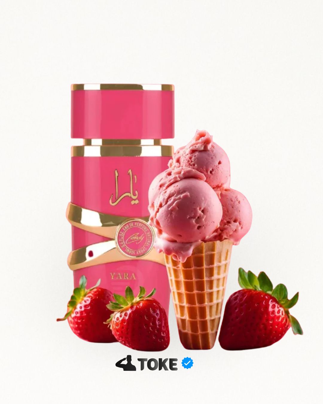 Yara Candy (Lattafa) + Toy Rosado (Moschino) + 360 Dama (Perry Ellis)