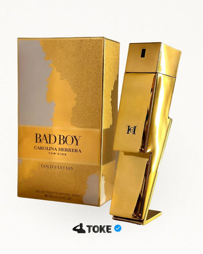 Bad Boy Gold Fantasy 100 Ml   – Carolina Herrera Para Caballero