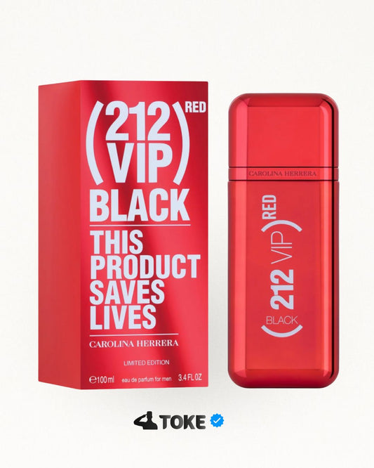 212 VIP Black RED 100 ML  – Carolina Herrera Para Caballero