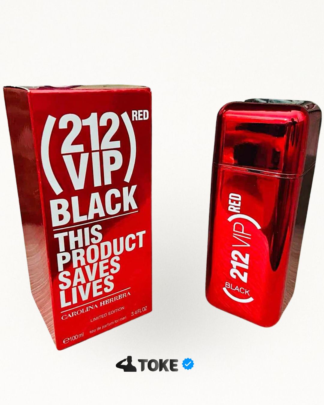 212 VIP Black RED 100 ML  – Carolina Herrera Para Caballero