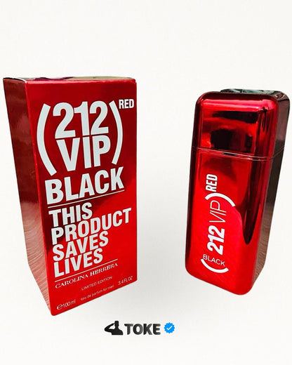 212 VIP Black RED 100 ML  – Carolina Herrera Para Caballero